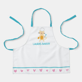 Cat Chef Apron for Kids Schort