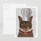 Cat Chef Briefkaart (Voorkant / Achterkant)