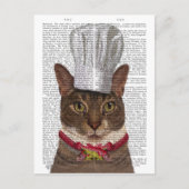 Cat Chef Briefkaart (Voorkant)