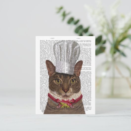 Cat Chef Briefkaart (Staand voorkant)
