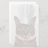 Cat Chef Briefpapier (Voorkant / Achterkant)