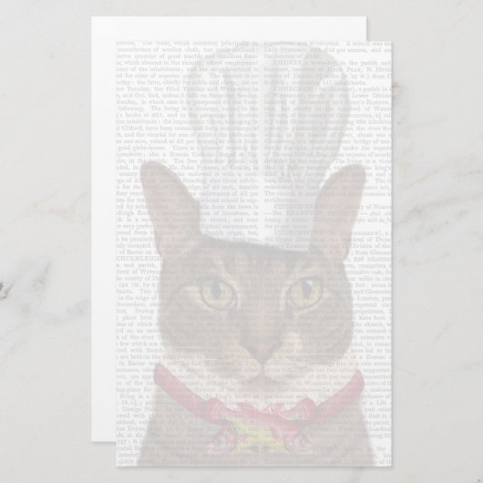 Cat Chef Briefpapier (Voorkant / Achterkant)
