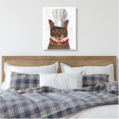 Cat Chef Canvas Afdruk (Insitu (Slaapkamer))