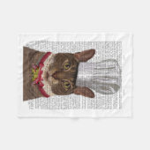 Cat Chef Fleece Deken (Voorkant (Horizontaal))