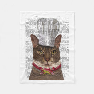 Cat Chef Fleece Deken