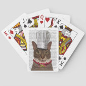 Cat Chef Pokerkaarten (Achterkant)