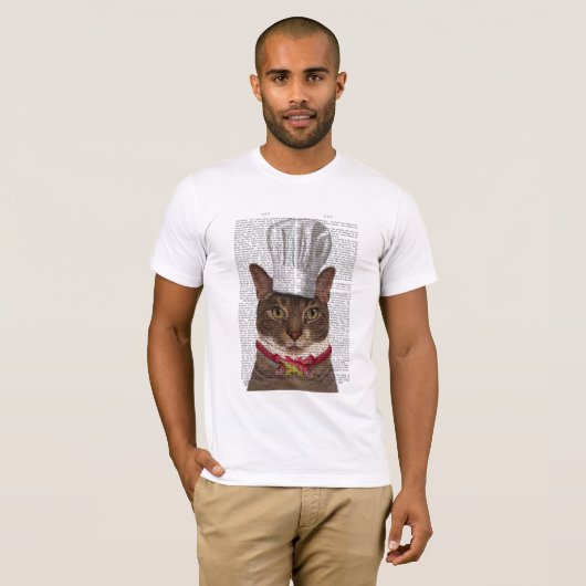 Cat Chef T-shirt (Voorkant volledig)
