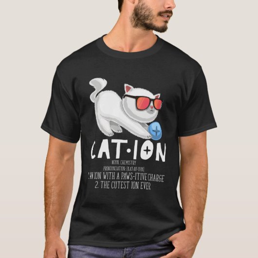 Cat Chemie Leraar Kation Elet T-shirt (Voorkant)