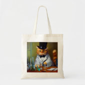 Cat Chemist Tote Bag (Voorkant)