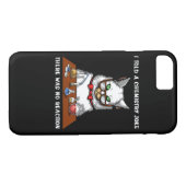 Cat Chemistry Teacher Funny No Reaction Joke Case-Mate iPhone Case (Achterkant (Horizontaal))