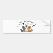 Cat Choir Bumpersticker (Voorkant)