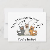 Cat Choir Kaart (Voorkant)