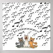 Cat Choir Poster (Voorkant)