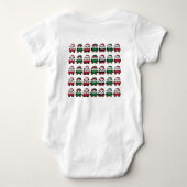 Cat Christmas - Adorable and Festive Feline Design Romper (Achterkant)