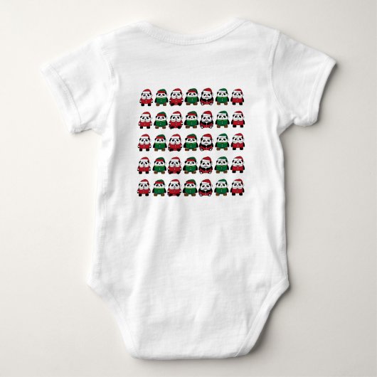 Cat Christmas - Adorable and Festive Feline Design Romper (Achterkant)