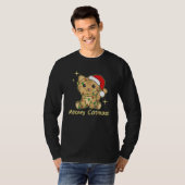 Cat Christmas Animals Cute Cats Meowy Catmas 2 T-shirt (Voorkant volledig)