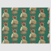 Cat Christmas Bakery voor Cat Lovers Holiday Tissuepapier (Voorkant)