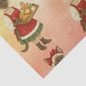 Cat Christmas Bakery voor Cat Lovers Holiday Tissuepapier (Detail)