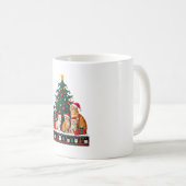 Cat Christmas Funny Ugly Women Men Merry Gift (5) Koffiemok (Voorkant rechts)