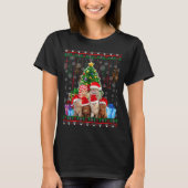 Cat Christmas Funny Ugly Women Men Merry Gift  T-shirt (Voorkant)