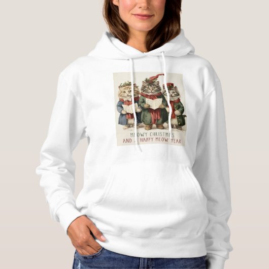 Cat Christmas Hoodie (Voorkant)
