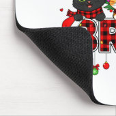 Cat Christmas Light Reindeer Santa Bruh Funny  Muismat (Hoek)