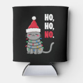 Cat Christmas Shirt Kids Funny Santa Cat Christmas Blikjeskoeler (Voorkant)