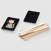 Cat Christmas Tree Christmas (1) Handwaaier (Niet-gemonteerd)