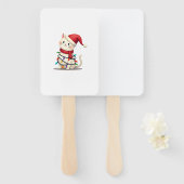 Cat Christmas Tree Christmas (2) Handwaaier (Voorkant en achterkant)