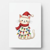 Cat Christmas Tree Christmas (3) Fotoplaat (voorkant)