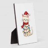 Cat Christmas Tree Christmas (3) Fotoplaat (Zijkant)