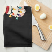 Cat Christmas Tree Christmas (4) Theedoek (Quarter Fold)