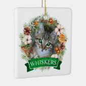 Cat Christmas Wreath Ornament (Rechts)