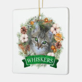 Cat Christmas Wreath Ornament (Links)