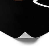 Cat-chup Grappige Ketchup Pun Donker BG Poster (Hoek)