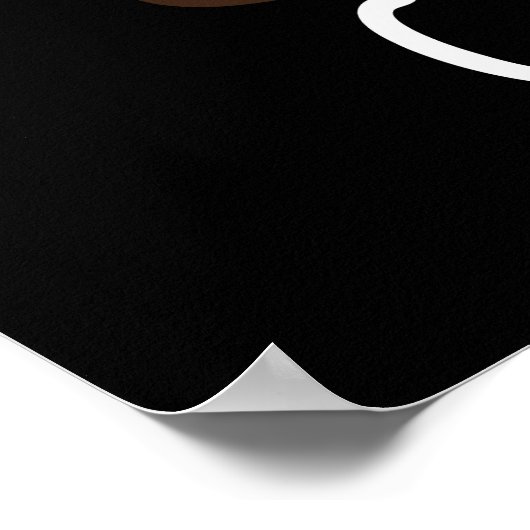 Cat-chup Grappige Ketchup Pun Donker BG Poster (Hoek)