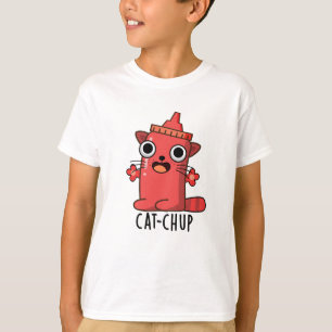 Cat-chup Grappige Ketchup Pun T-shirt