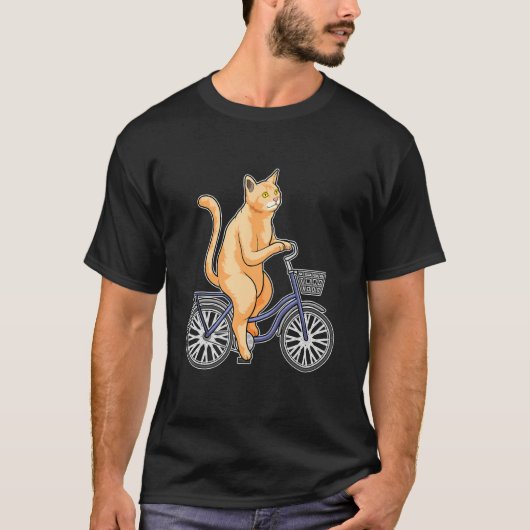 Cat Circus Bicycle T-shirt (Voorkant)