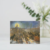 Cat City Briefkaart! Théophile Steinlen  Kunst Briefkaart (Staand voorkant)