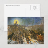 Cat City Briefkaart! Théophile Steinlen  Kunst Briefkaart (Voorkant / Achterkant)