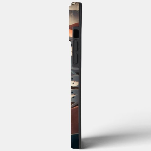 Cat City Cartoon Crowd Case-Mate iPhone Case (Achterkant / Links)