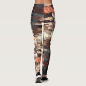 Cat City Cartoon Crowd Leggings (Achterkant)