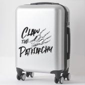 Cat Claw the Patriarchy Sticker (Koffer)
