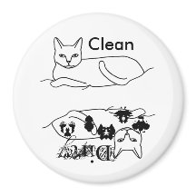 Cat Clean Vuile Vaatwasser Magneten