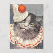 Cat Clown by Arthur Thiele Briefkaart (Voorkant)