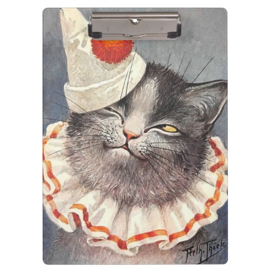 Cat Clown by Arthur Thiele  Klembord (Voorkant)