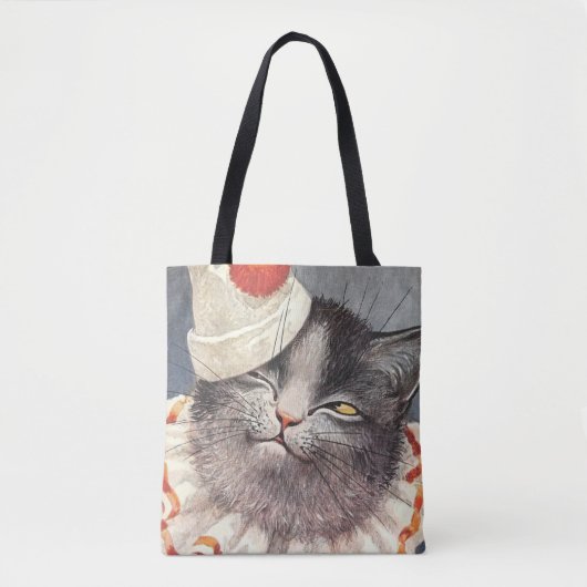 Cat Clown by Arthur Thiele Tote Bag (Voorkant)