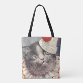 Cat Clown by Arthur Thiele Tote Bag (Achterkant)