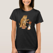 Cat Clown Feline Cat Kitten Circus T-shirt (Voorkant)