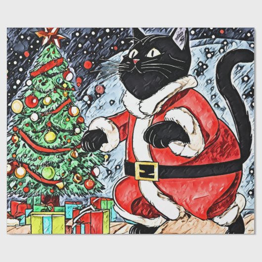 Cat Cluse Cadeaupapier (Vlak)